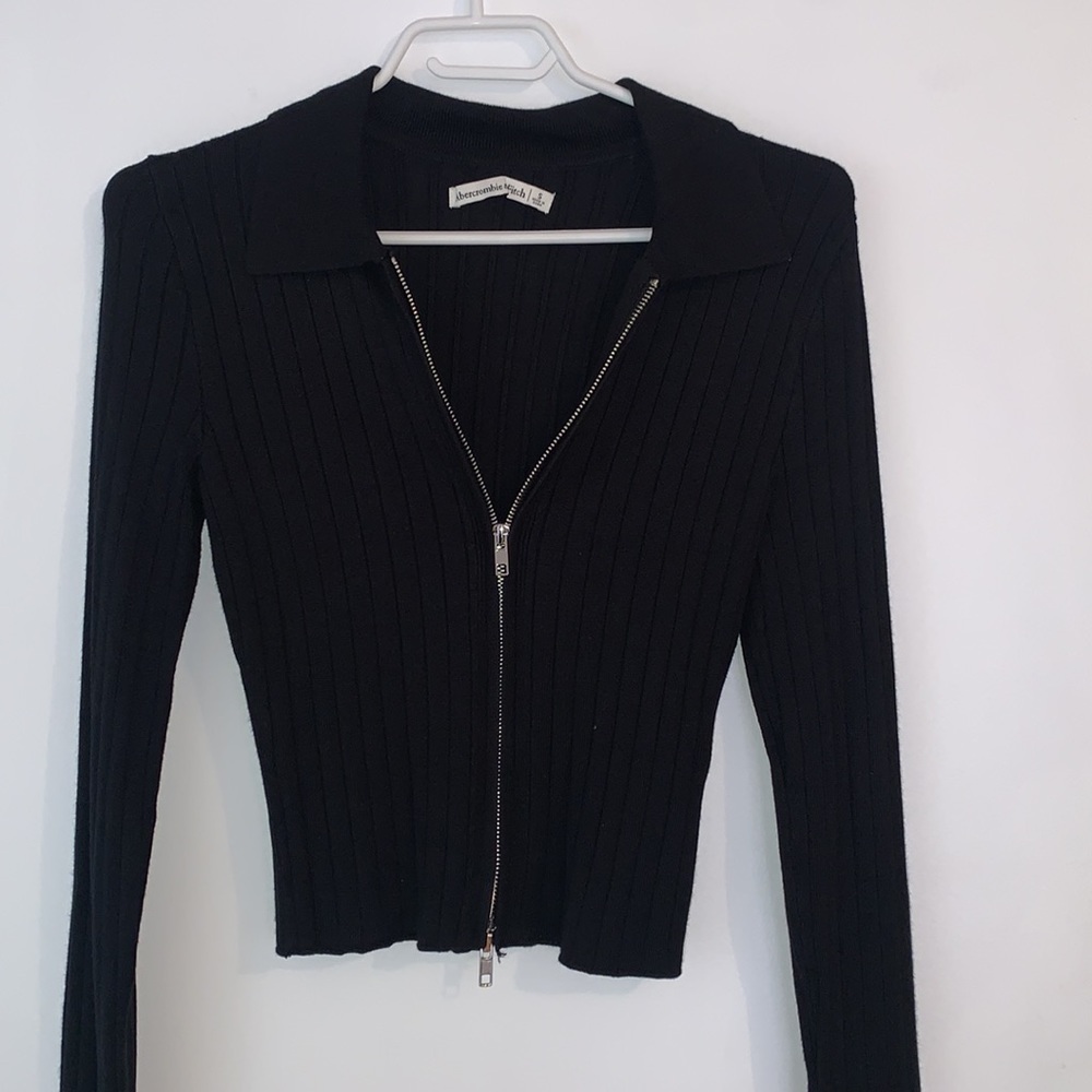 ⭐️HOST PICK⭐️ [S] NWT - ABERCROMBIE Slim zip-up polo